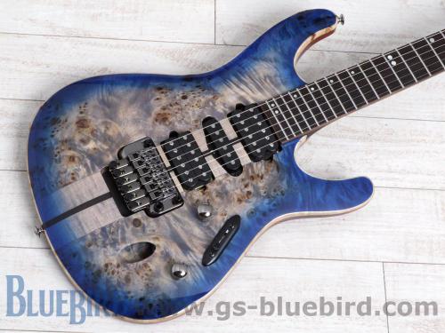 Ibanez Premium S1070PBZ-CLB Cerulean Blue Burst 2018 Model