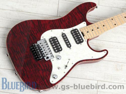 Schecter EX-V-22 CTM FRT BKCH Black Cherry 2016年製