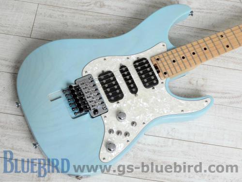 SCHECTER EX-V-24 STD FD Custom Order Sonic Blue Blonde 2007年製