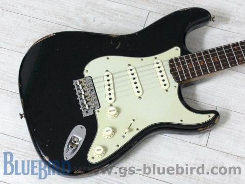 Fender Custom Shop LTD Black Roasted Dual-Mag Stratocaster Relic 2018年製