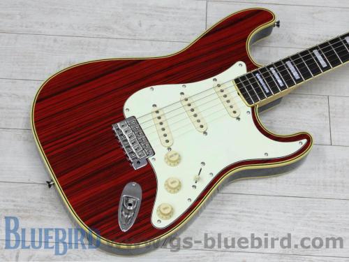 Fender Japan ST68-HO Zebra Wood Cherry