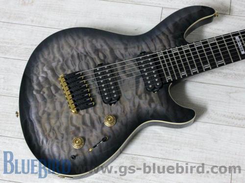 LTD JR-608 QM Javier Reyes Signature Faded Blue Sunburst 2015年製