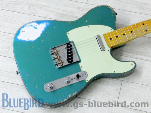 MJT&ALLPARTS Telecaster Aged Lake Placid Blue